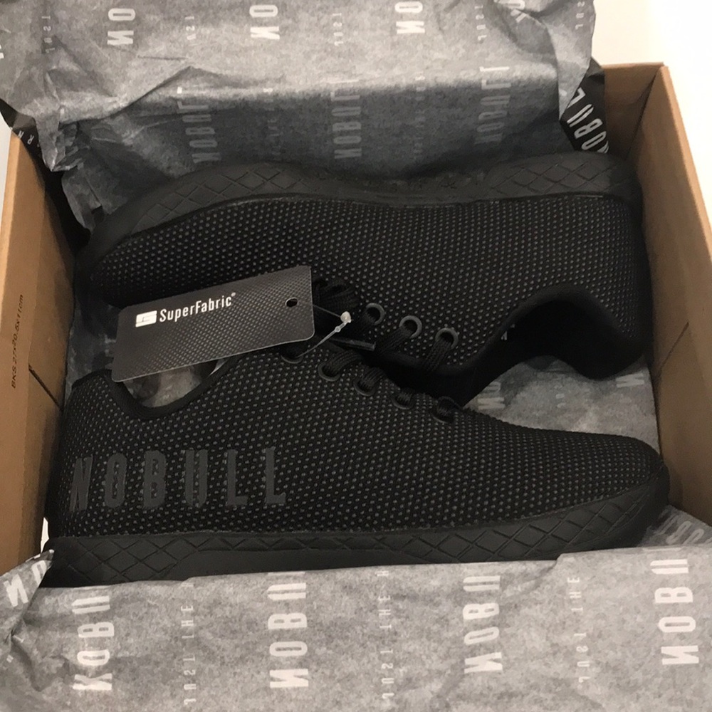 NoBull Black Trainers
